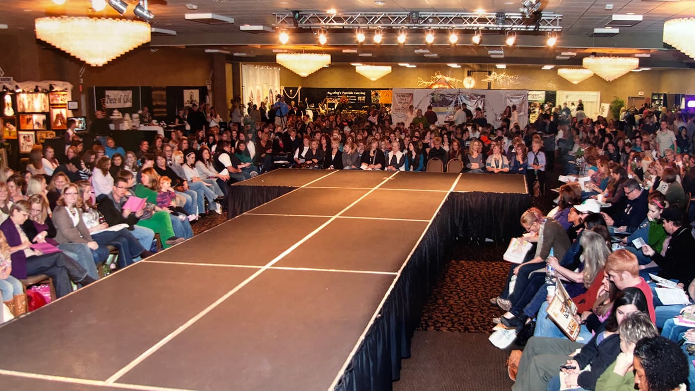 Crowd enjoying the Bridal Showcase